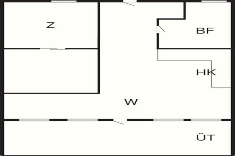 4 Person Holiday Home In R Sk Bing Ерескебінґ Екстер'єр фото
