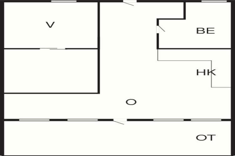 4 Person Holiday Home In R Sk Bing Ерескебінґ Екстер'єр фото
